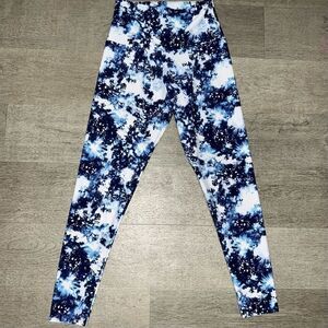 Onzie, Stardust Galaxy Print High Rise Midi Length Basic Legging Women’s X-Small